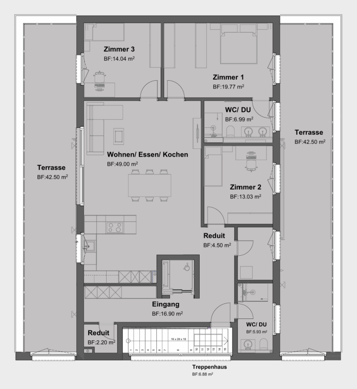 Modernes Attikawohnen: Grosszügige 4.5-Zimmer-Wohnung im Herzen von Amriswil - Bild 7