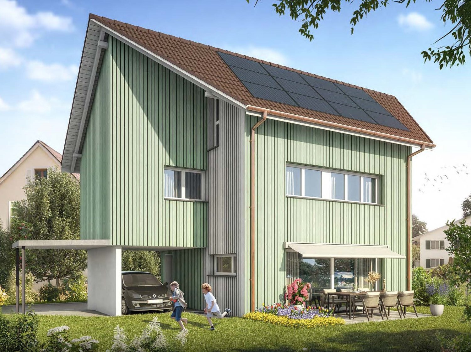 Bijou am Dorfbach: 6.5-Zimmer Einfamilienhaus zentral in Recherswil - Bild 1