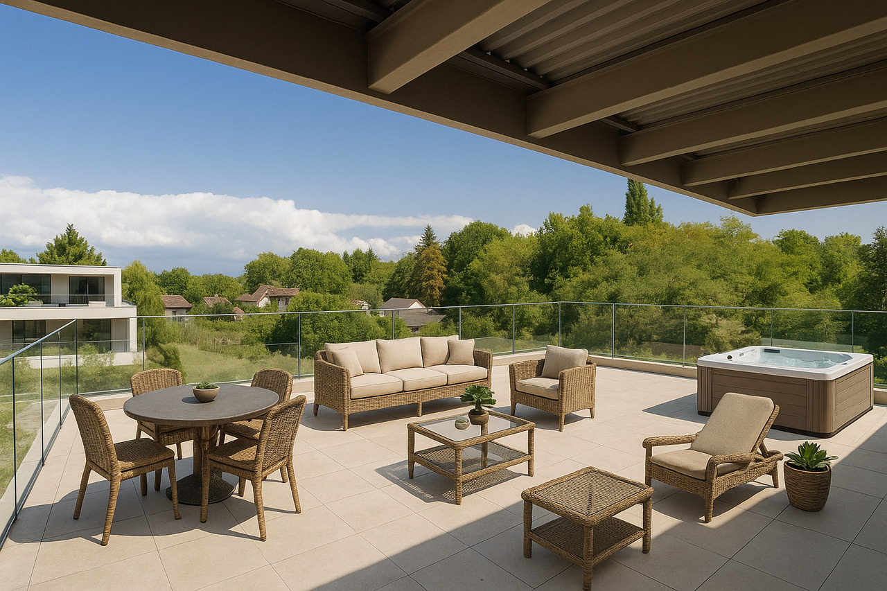 Appartement d'exception entre nature et élégance contemporaine - Proposition d'aménagement