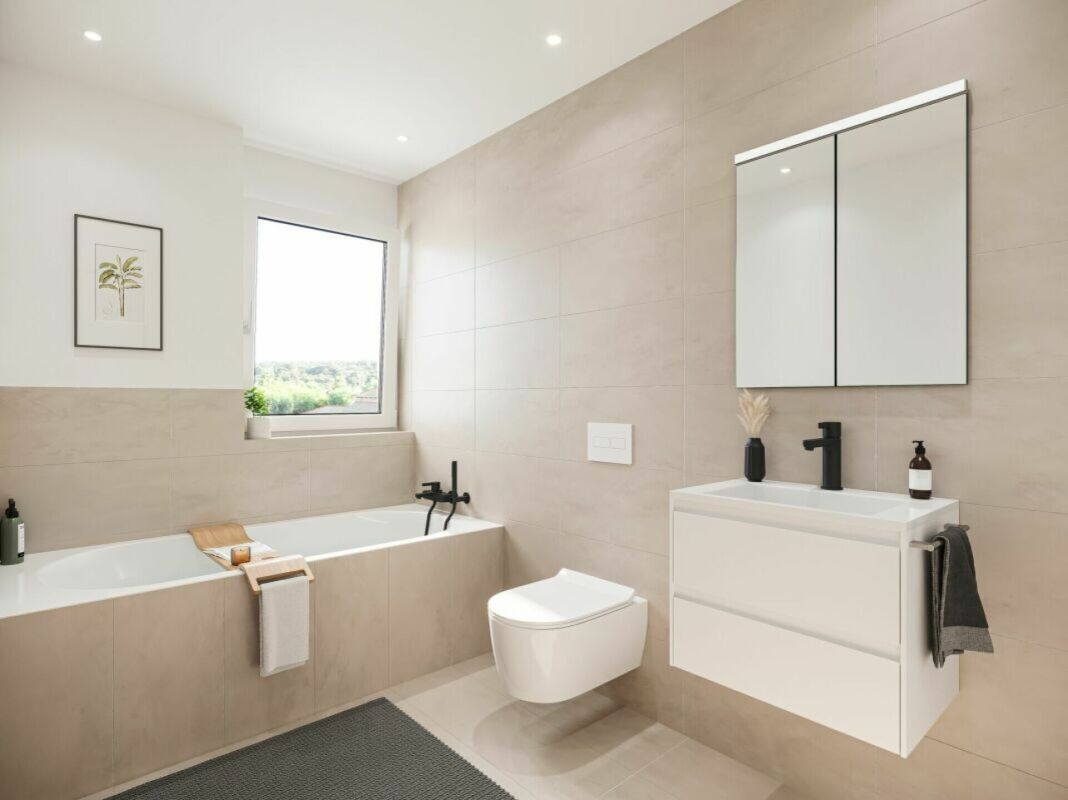 NEUBAU: JETZT ZUSCHLAGEN UND DESIGN SELBST BESTIMMEN - Nasszelle mit hochwertiger Ausstattung