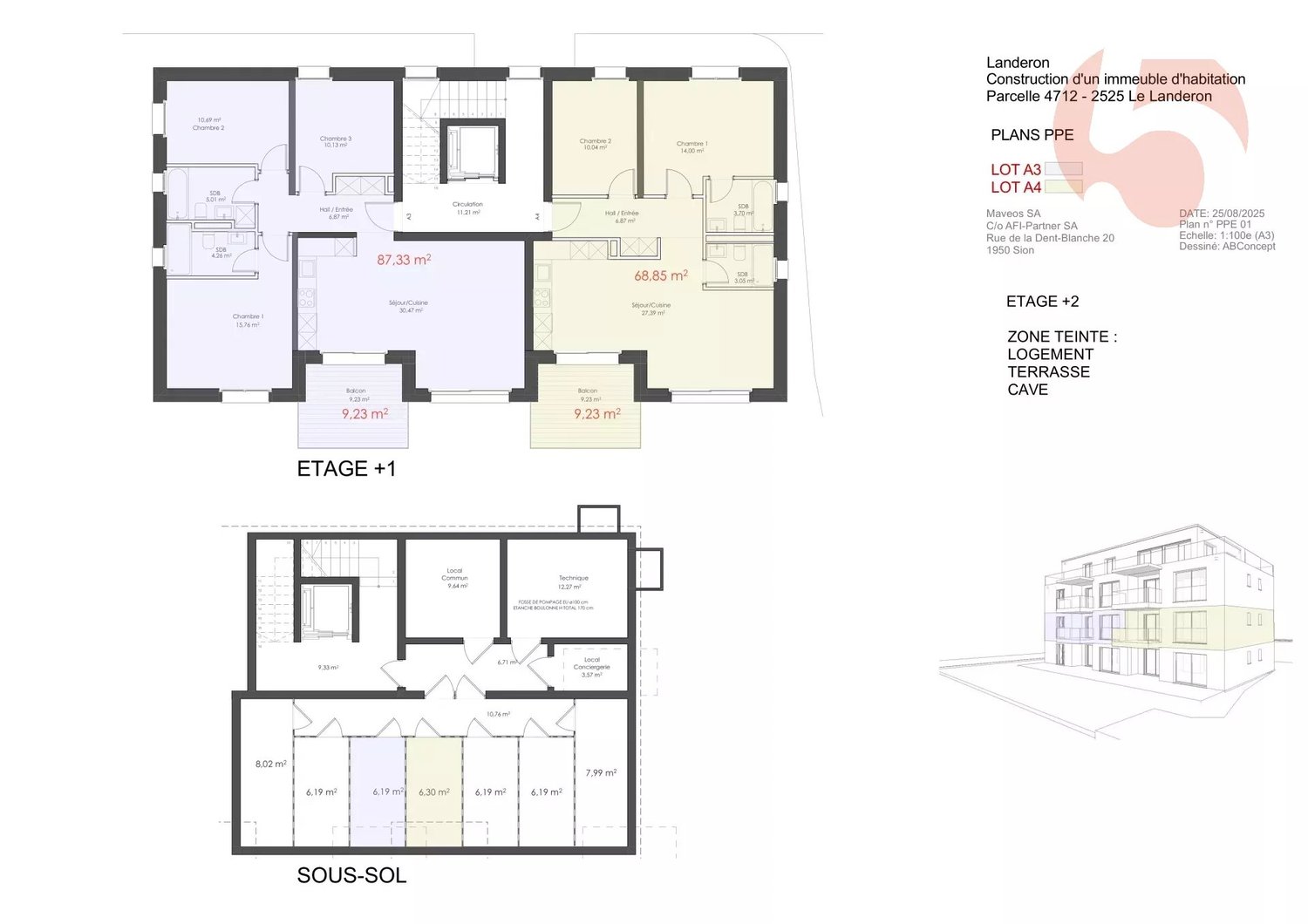 Bel appartement de standing au 1er étage dans immeuble contemporain aux lignes épurées ! - Bild 7