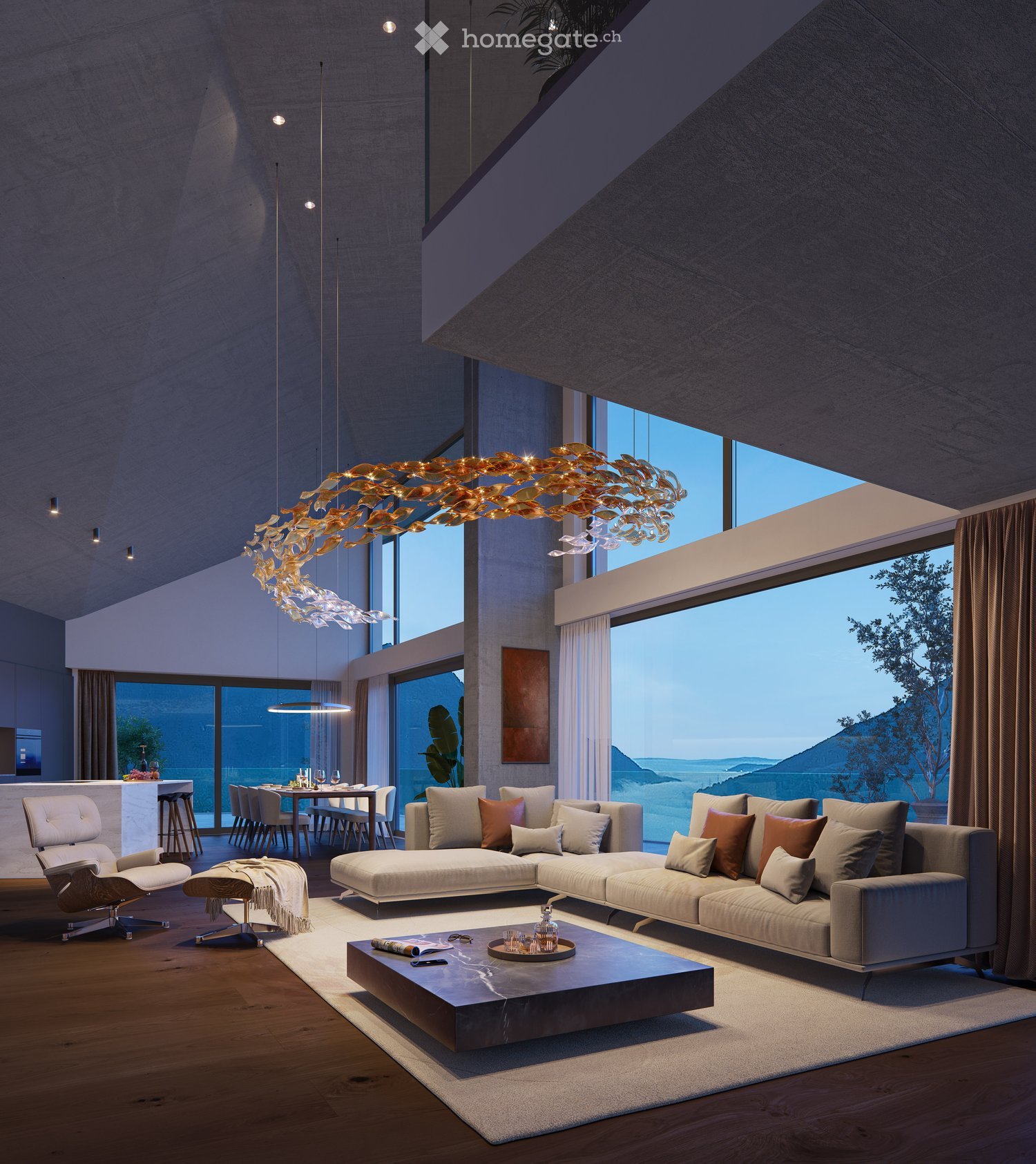 Moderne 5.5-Zimmer-Terrassenwohnung mit Panoramablick auf den Walensee und die umliegenden Alpen - Bild 3