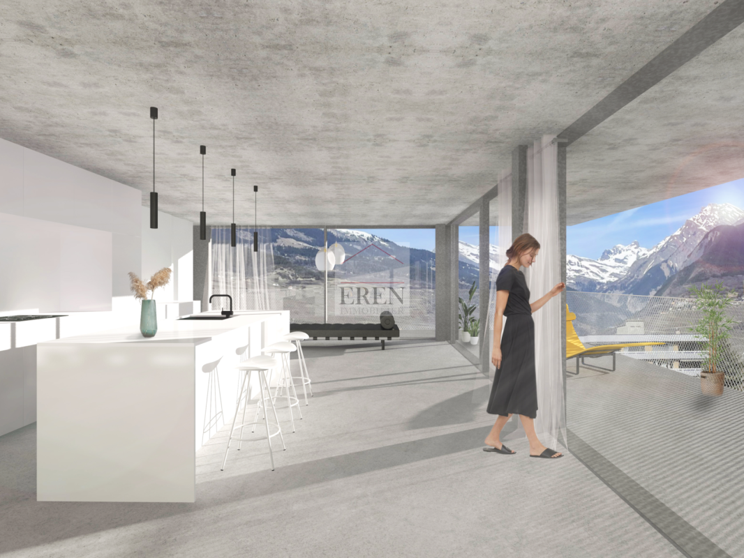 Résidence Palladio à Conthey : Appartements neufs haut de gamme du studio à l'attique 4,5 pièces - Résidence Palladio à Conthey : Appartements neufs de standing du studio à l'attique 4,5 pièces