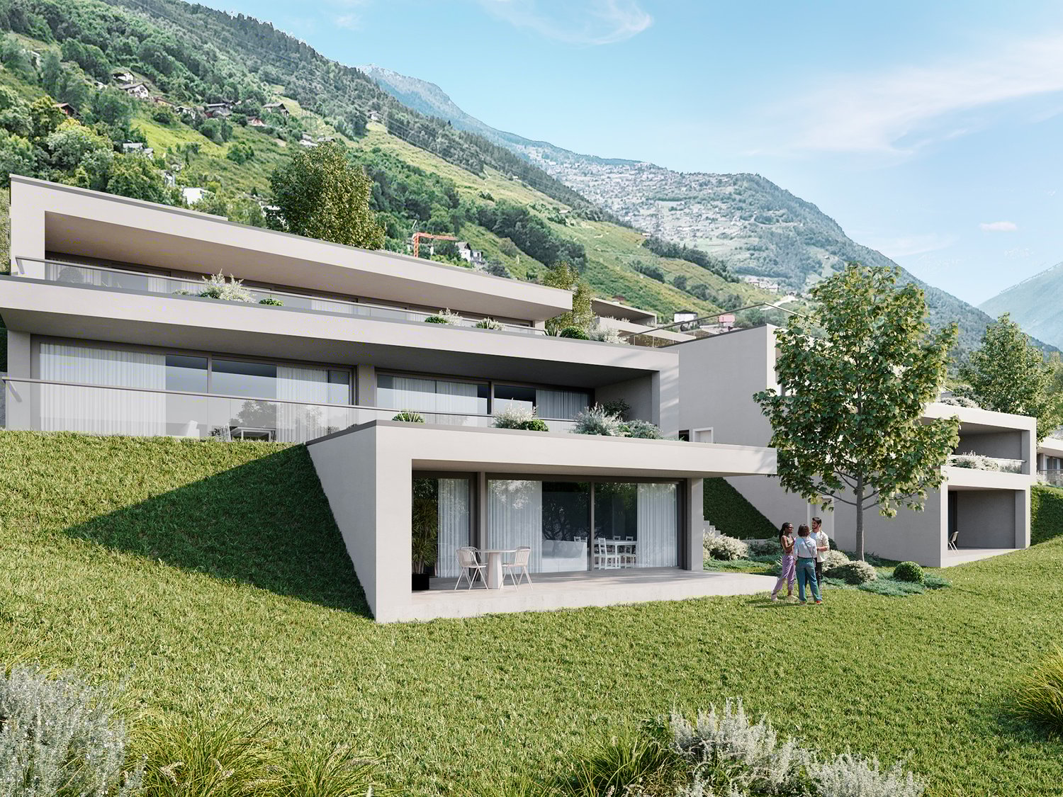 Appartement 4.5 pièces en attique à vendre à Salins (Lot G13) -  Bild 2