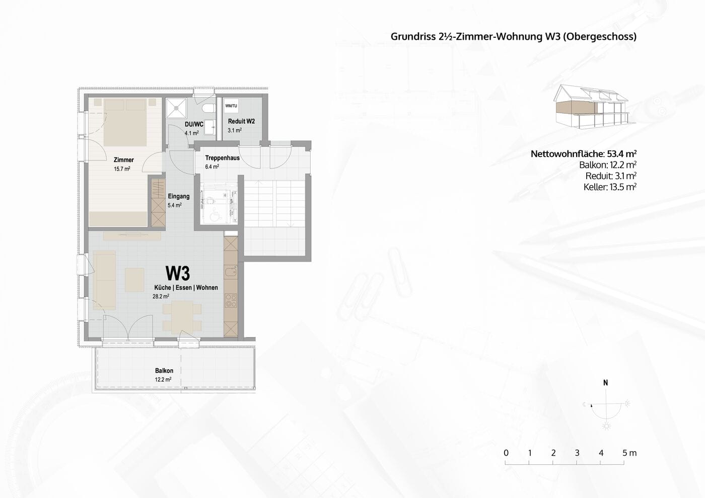 2.5-Zimmer-Neubauwohnung mit Süd-Balkon in Hägglingen kaufen - Bild 13