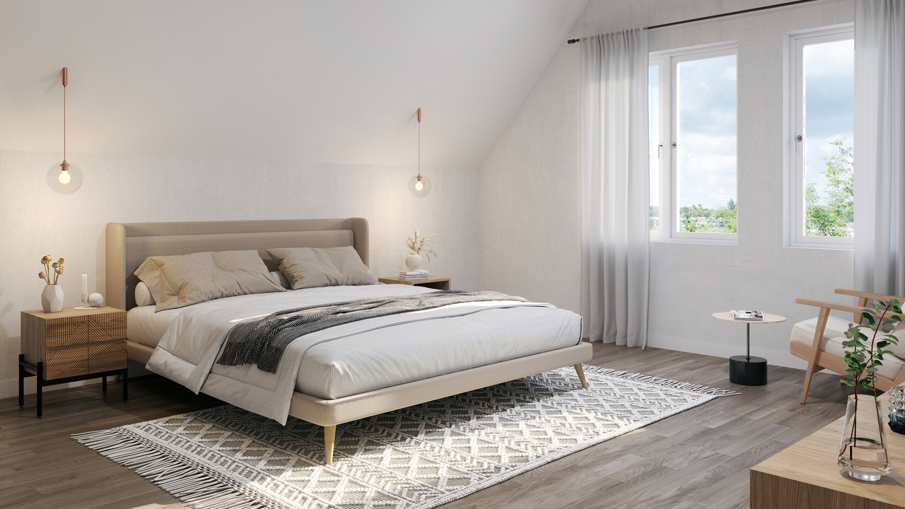 Neubauprojekt Hohle Gasse mit drei 7.5-Zimmer-Reihenhäuser (Haus 1) - Visualisierung