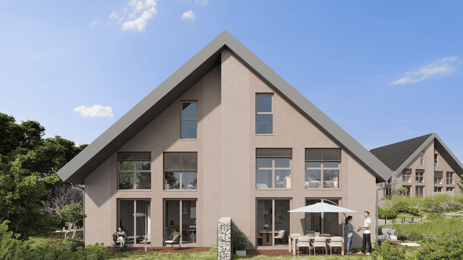 Villa mitoyenne neuve - 5.5 pièces avec jardin - Livraison fin 2027 - Bild 3