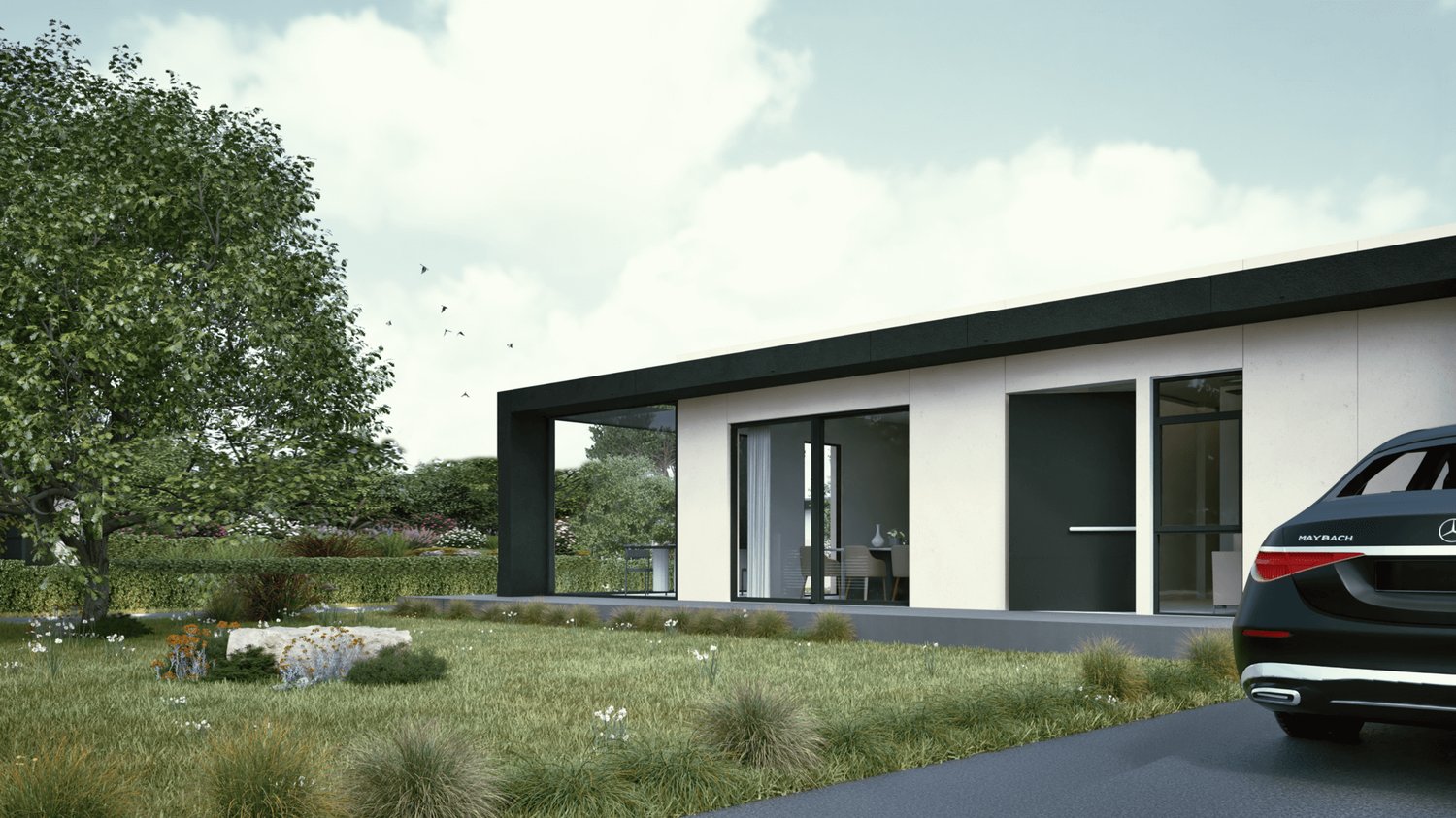 Villa moderna di nuova costruzione a Viganello con piscina e vista panoramica - Bild 4