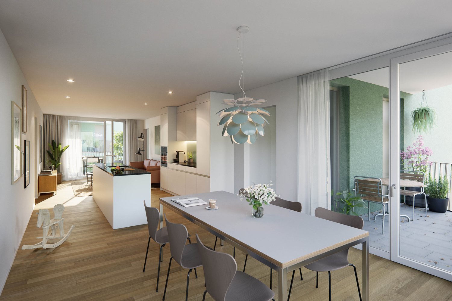 "Im Eich" Neuenhof - Ruhig und zentral wohnen - Innenvisualisierung