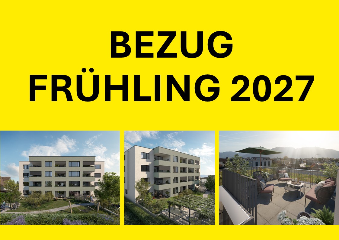 Dachterrasse, Balkon und 4.5 Zimmer mit Weitsicht - Bild 1