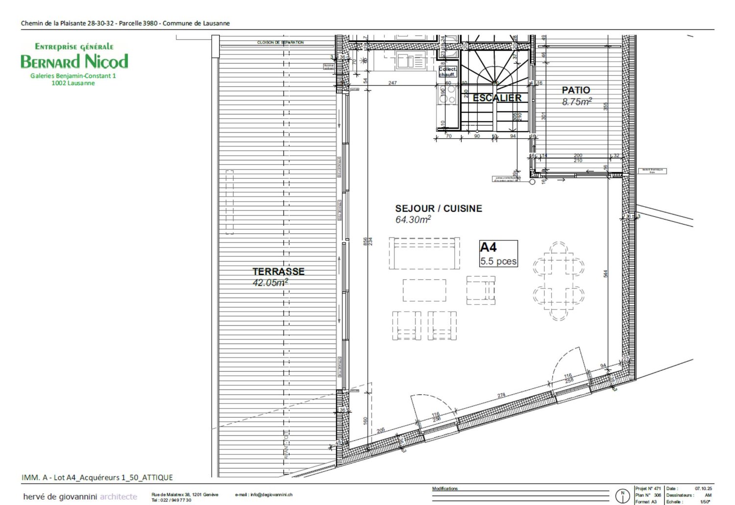 Résidence neuve à Chailly ! Appartement de 2.5 pièces avec balcon plein sud -  Bild 6
