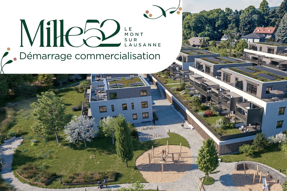Mille52 - Lot B2-201 - Attique de 3.5 pièces avec terrasse - Bild 1