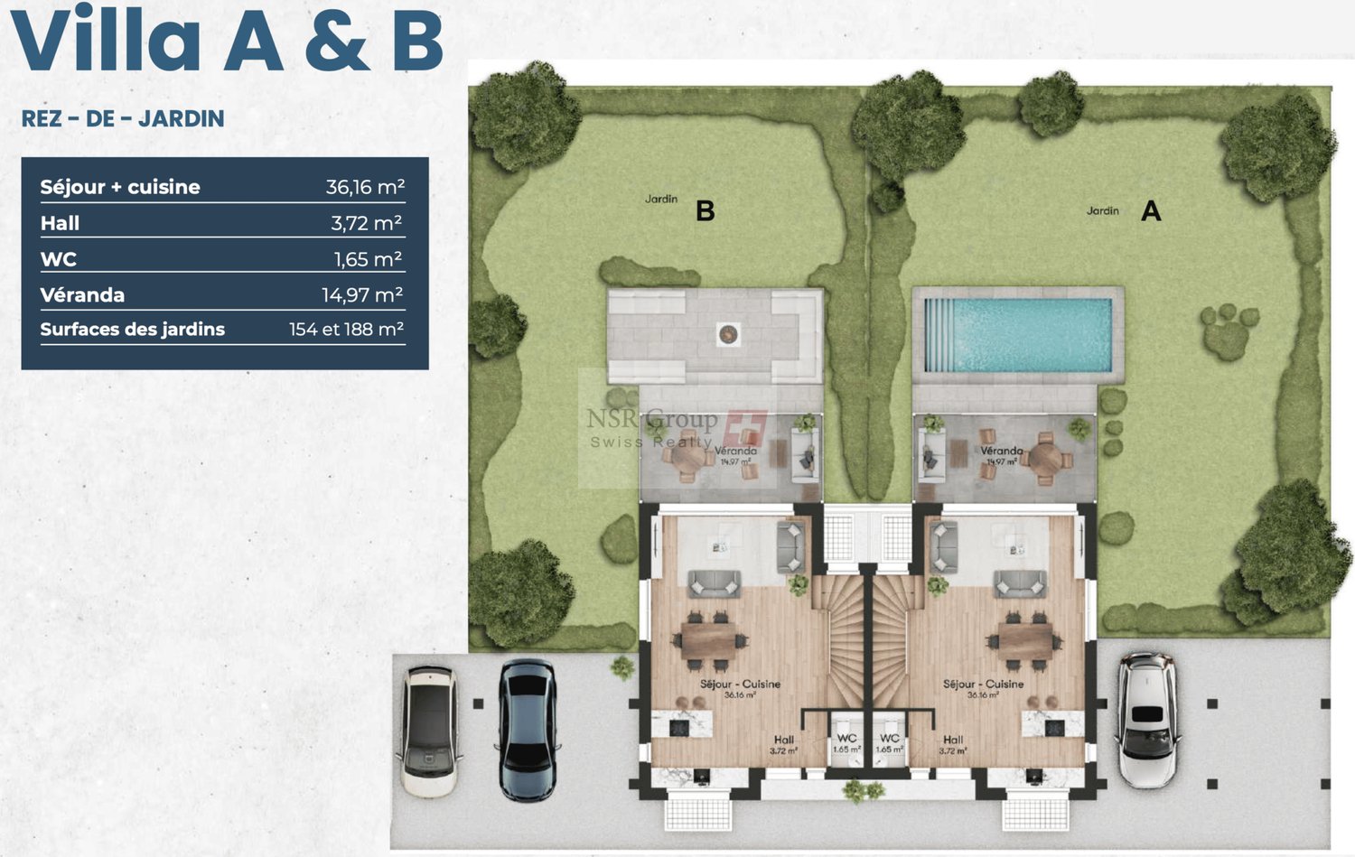 Villa moderne THPE avec jardin - Villa B - Bild 6