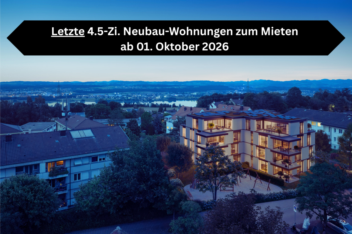 Letzte 4.5-Zi. Gartenwohnung (Neubau) mit luxuriösem Innenausbau -  Bild 1