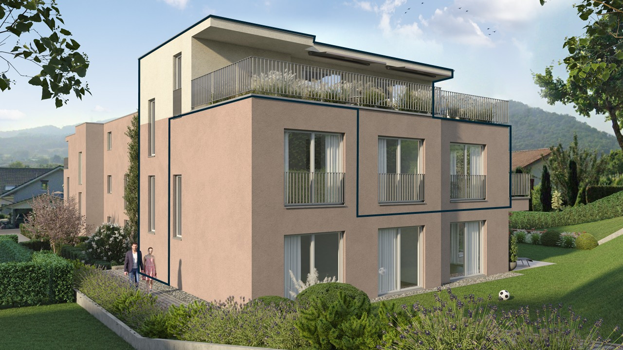 HELL UND MODERN AUF ZWEI GESCHOSSE UND MIT GROSSER TERRASSE WOHNEN / WOHNUNG BS7 -  Bild 2