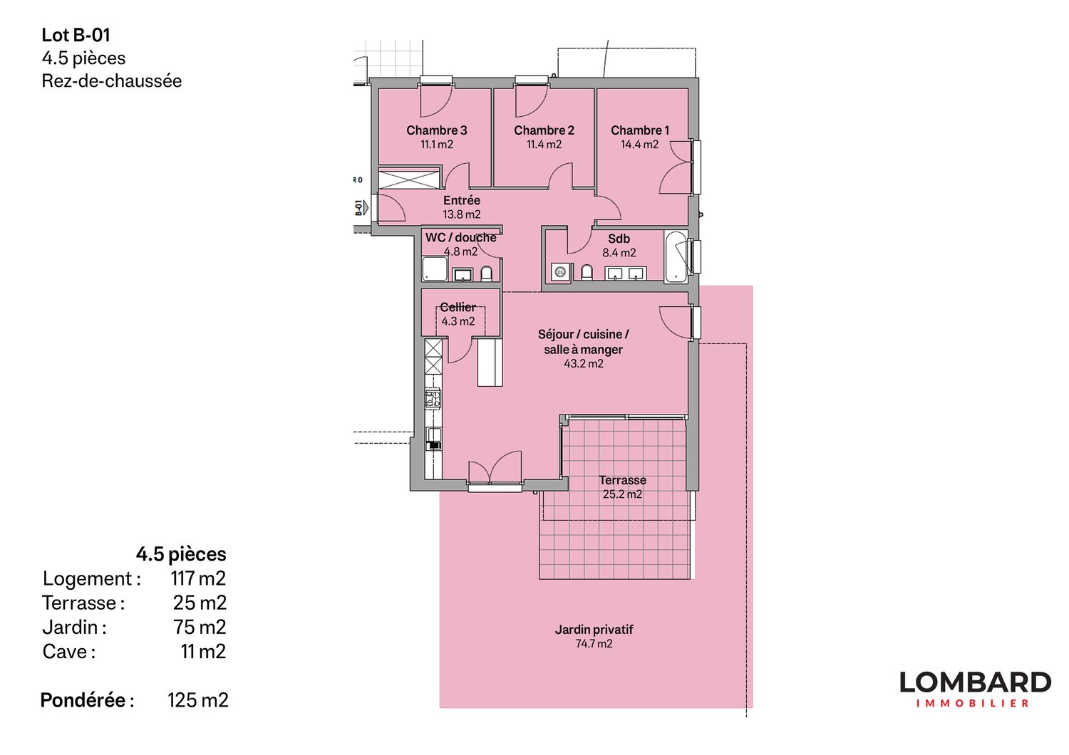 Appartement neuf de 4.5 pièces avec jardin - Bild 7
