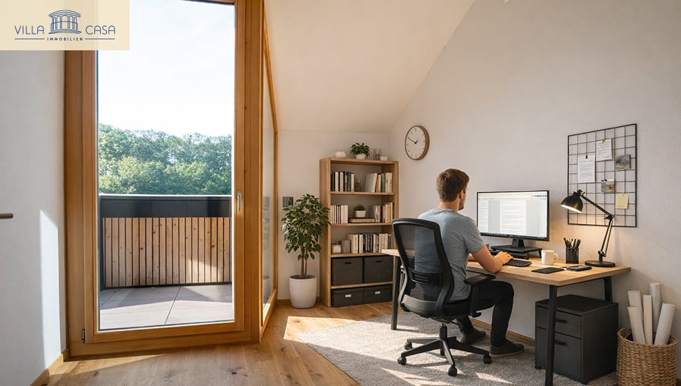 Moderne 5.5-Zimmer-Dachwohnung mit Balkon & Weitsicht in Riggisberg - Bild 5