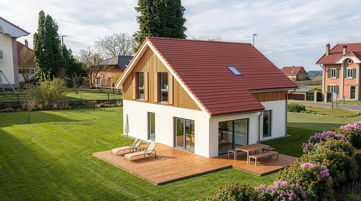 Villa de 5,5 pièces en ossature bois dans un cadre calme -  Bild 1