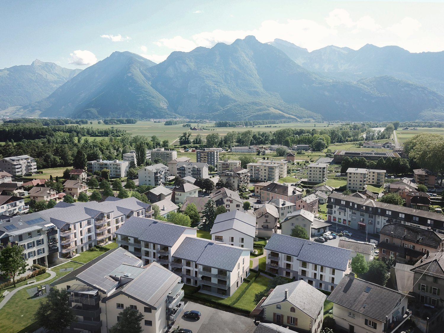 Vouvry - Appartement de 4.5 pièces - Résidence le Bourg - Lot B2.13 -  Bild 4