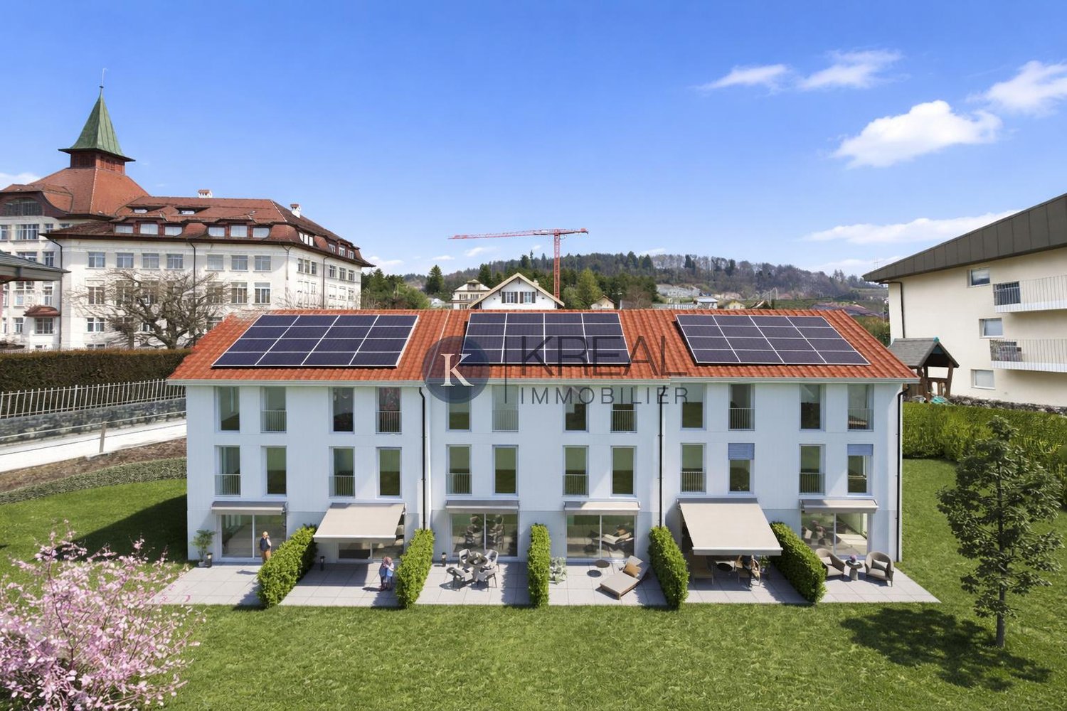 Confort, luminosité et nature : votre future villa à Vallorbe -  Bild 6