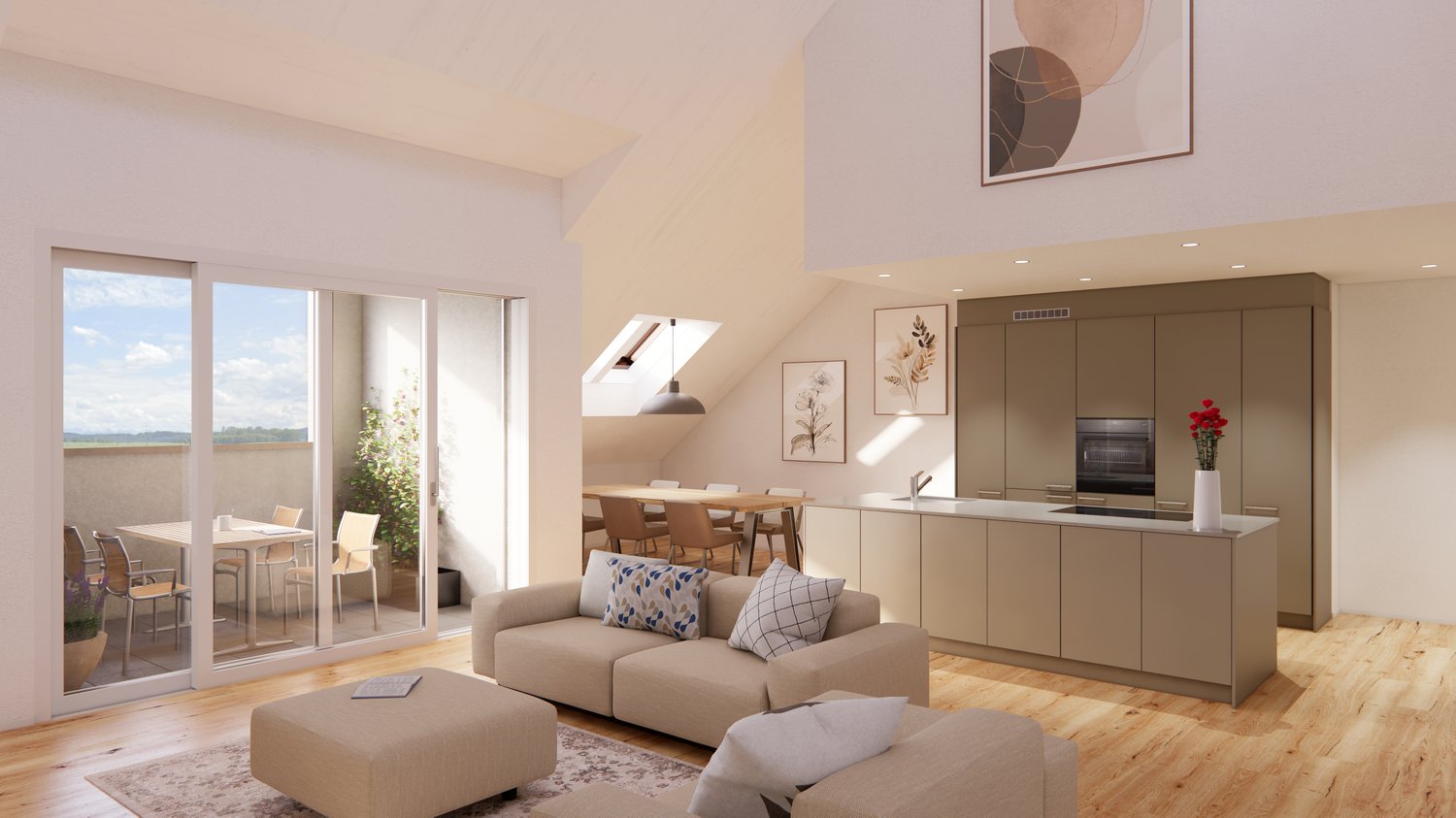 5.5-Zimmer-Dachwohnung in Opfershofen TG - Bild 1