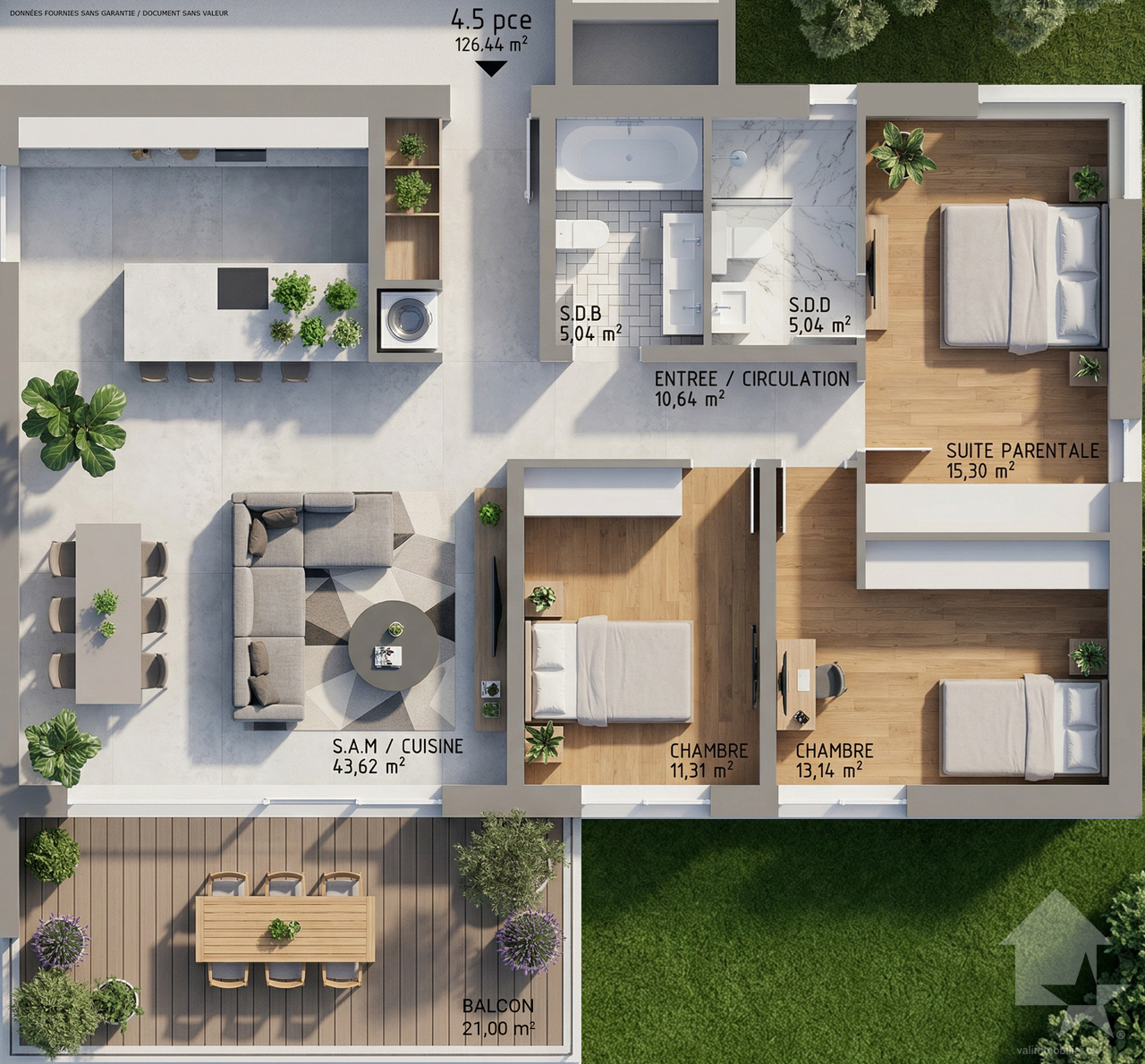 Spacieux appartement 4.5 pièces dans une nouvelle promotion -  Bild 2