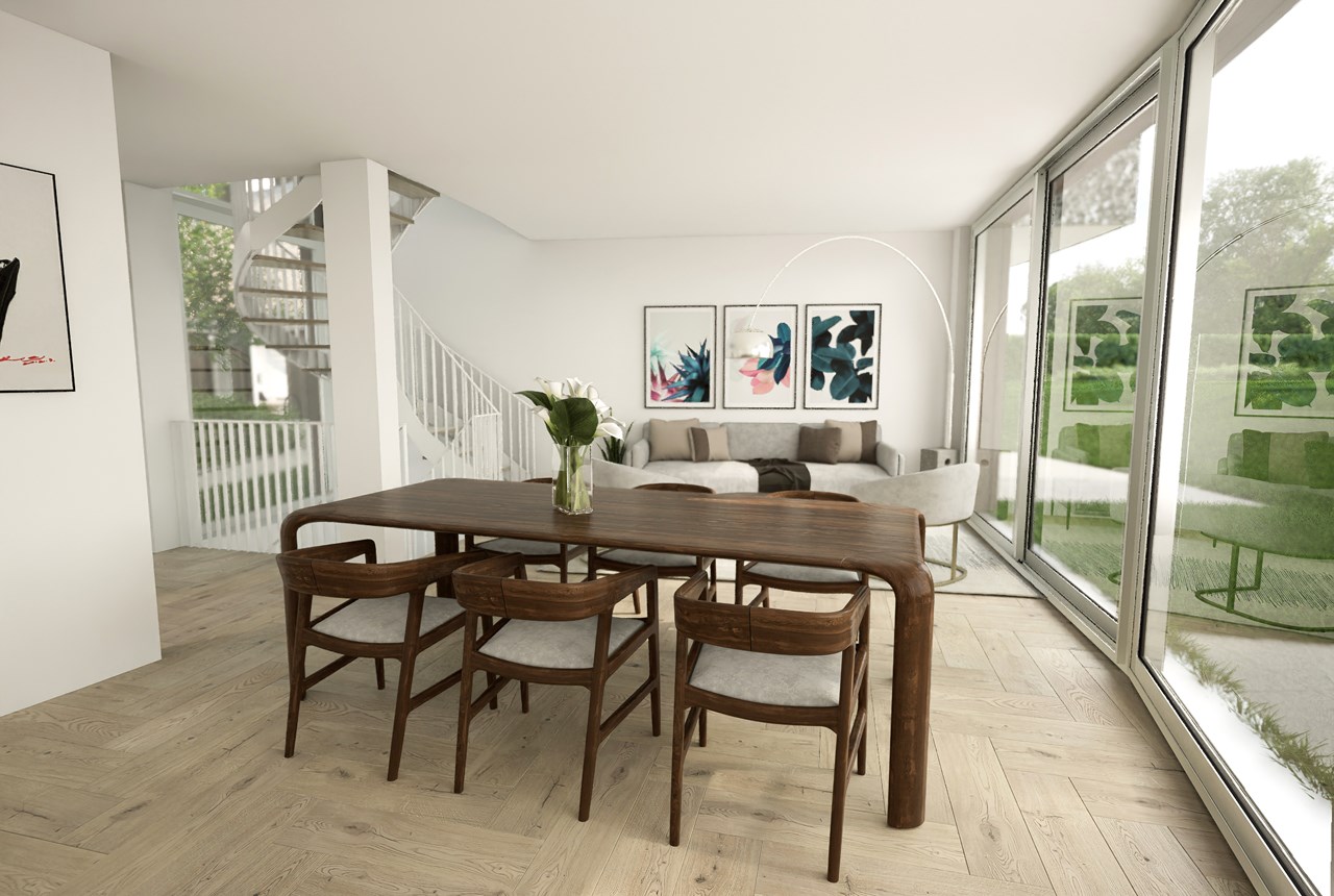 Villas contemporaine à Meyrin - Salle à manger