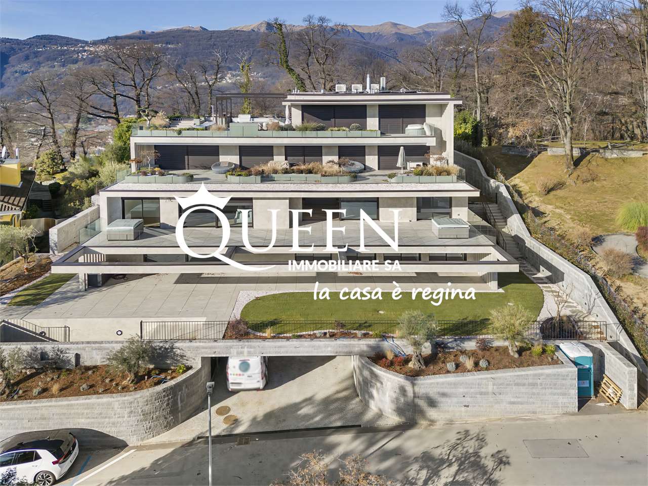 Massagno: lussuoso appartamento 5.5 locali con vista lago - residenza - Bild 1