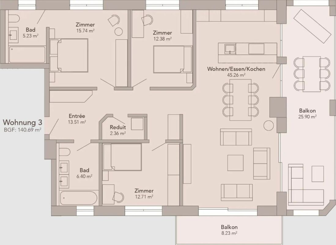 4.5-Zimmer-Wohnung 1. OG ERSTWOHNSITZ - Bild 6