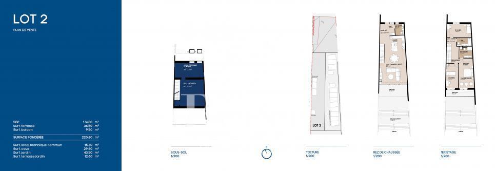 Les Alvéoles - 3 villas de standing en terrasse - Bild 10
