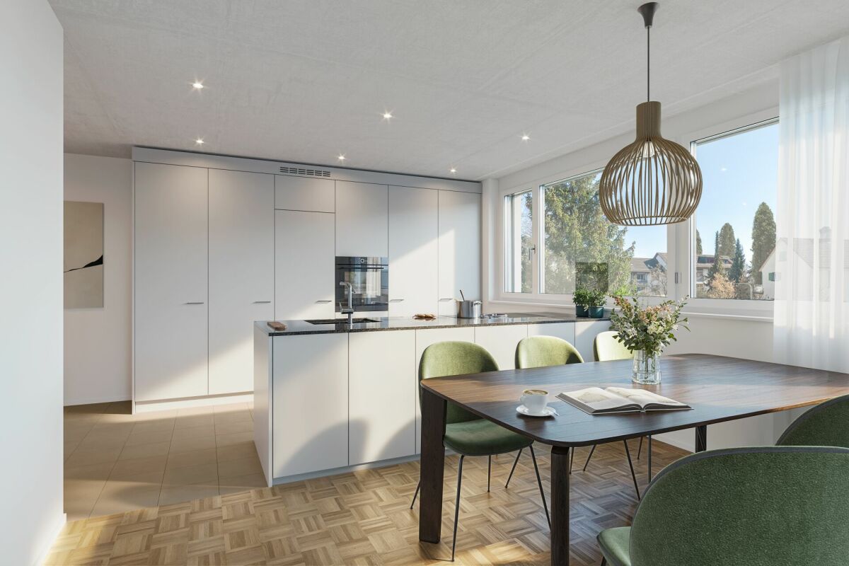 Erstbezug - Moderne 1 Zimmer-Wohnung in ruhigem Quartier - Küche