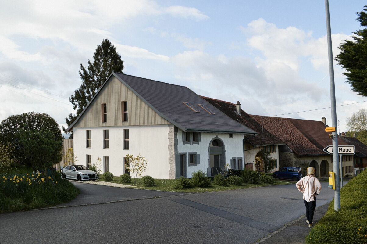 Cronay - 5.5 pièces avec terrasse et jardin -  Bild 12