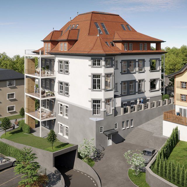 Einzigartige 2-stöckige Attika im historischen Schulhaus Steig - 180m² Loftfeeling & Loggia (S7) - Image 2