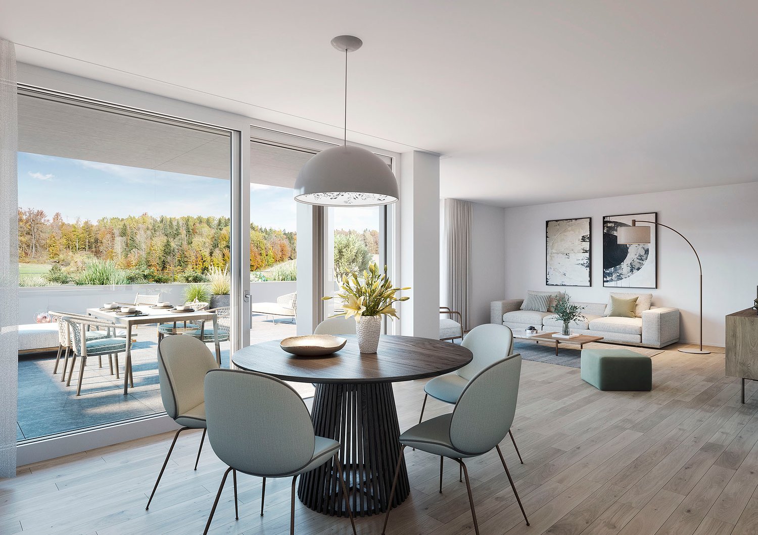 "Farnweg" - Leben in Gränichen - Innenvisualisierung