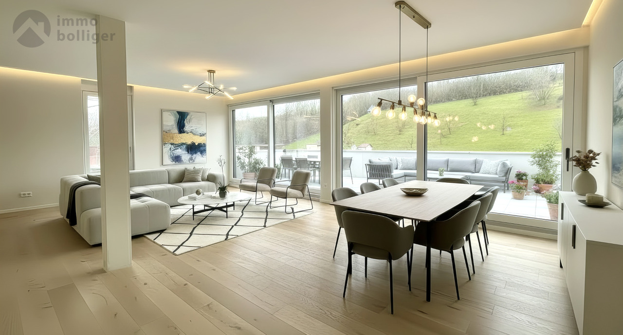 Neubau Terrassenhaus mit Komfort, Stil und Aussicht in Zofingen - Bild 1