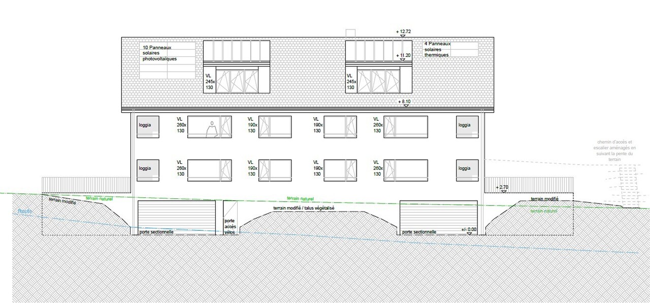 Appt PPE neuf de 2.5 pièces Vivre au soleil, au-dessus du brouillard - Vue Sud