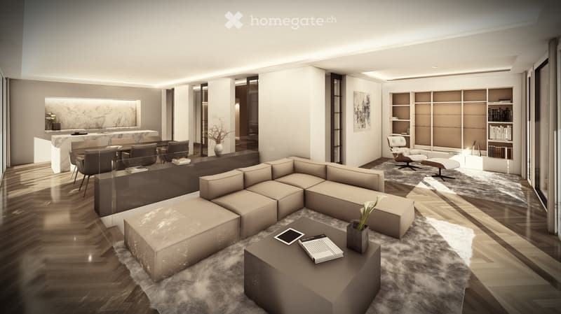 "PHOENIX" - Exklusive Garten-Maisonettewohnung mit parkähnlichem Privatgarten in Oberwil BL - Bild 12