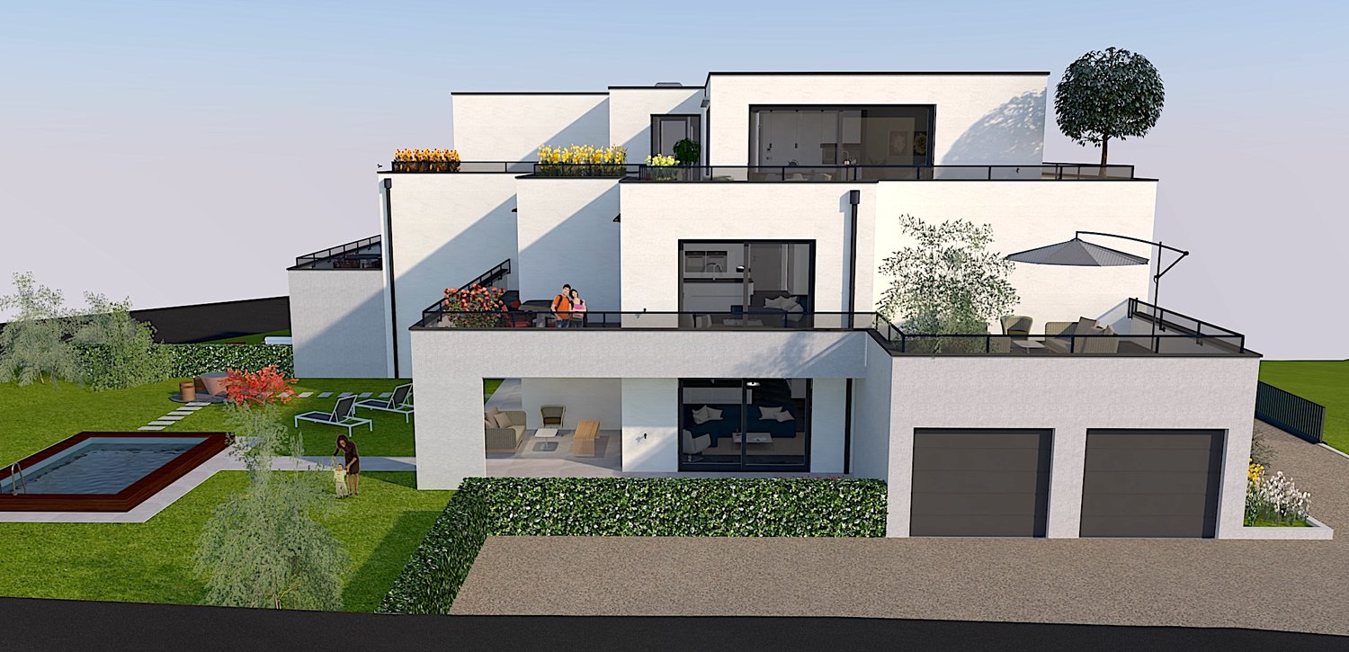 4.5 Zimmer 1.Obergeschoss mit 88 m2 Balkon - Bild 10