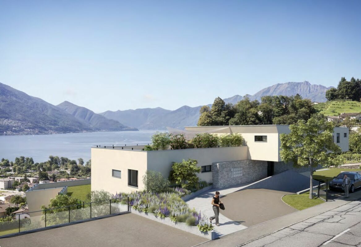 Exklusive 4.5-Zimmer-Wohnung mit Seesicht auf den Lago Maggiore in Gordola - Bild 1