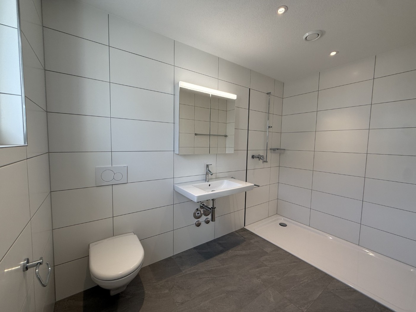 4.5 Zimmer-Attikawohnung mit grosser Dachterrasse - Bad mit Dusche (2)