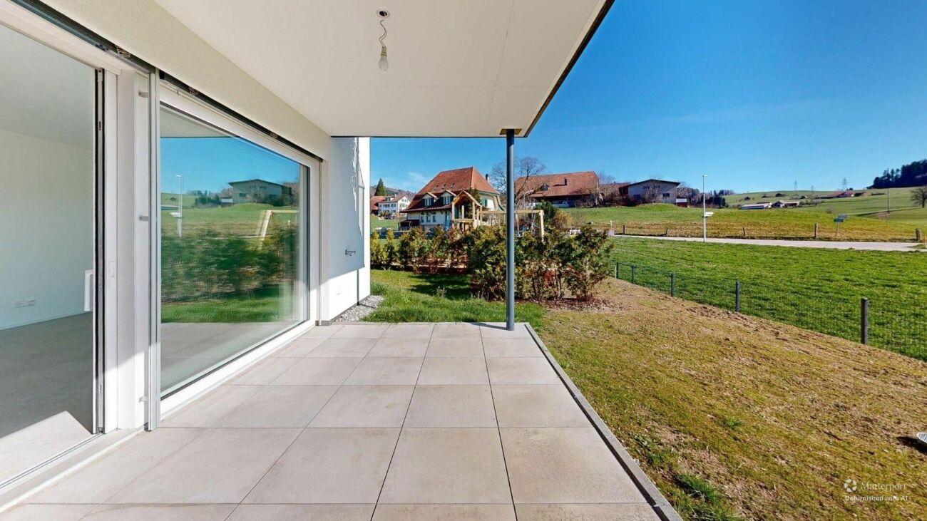 3.5 Zimmer-Wohnung mit Gartensitzplatz - Sitzplatz