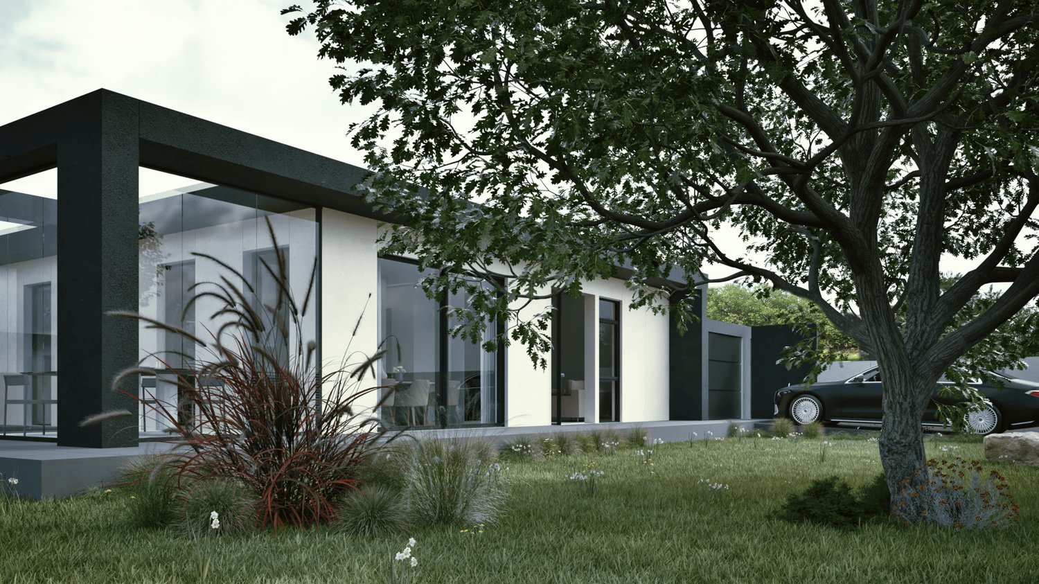 Villa moderna di nuova costruzione a Viganello con piscina e vista panoramica - Bild 2