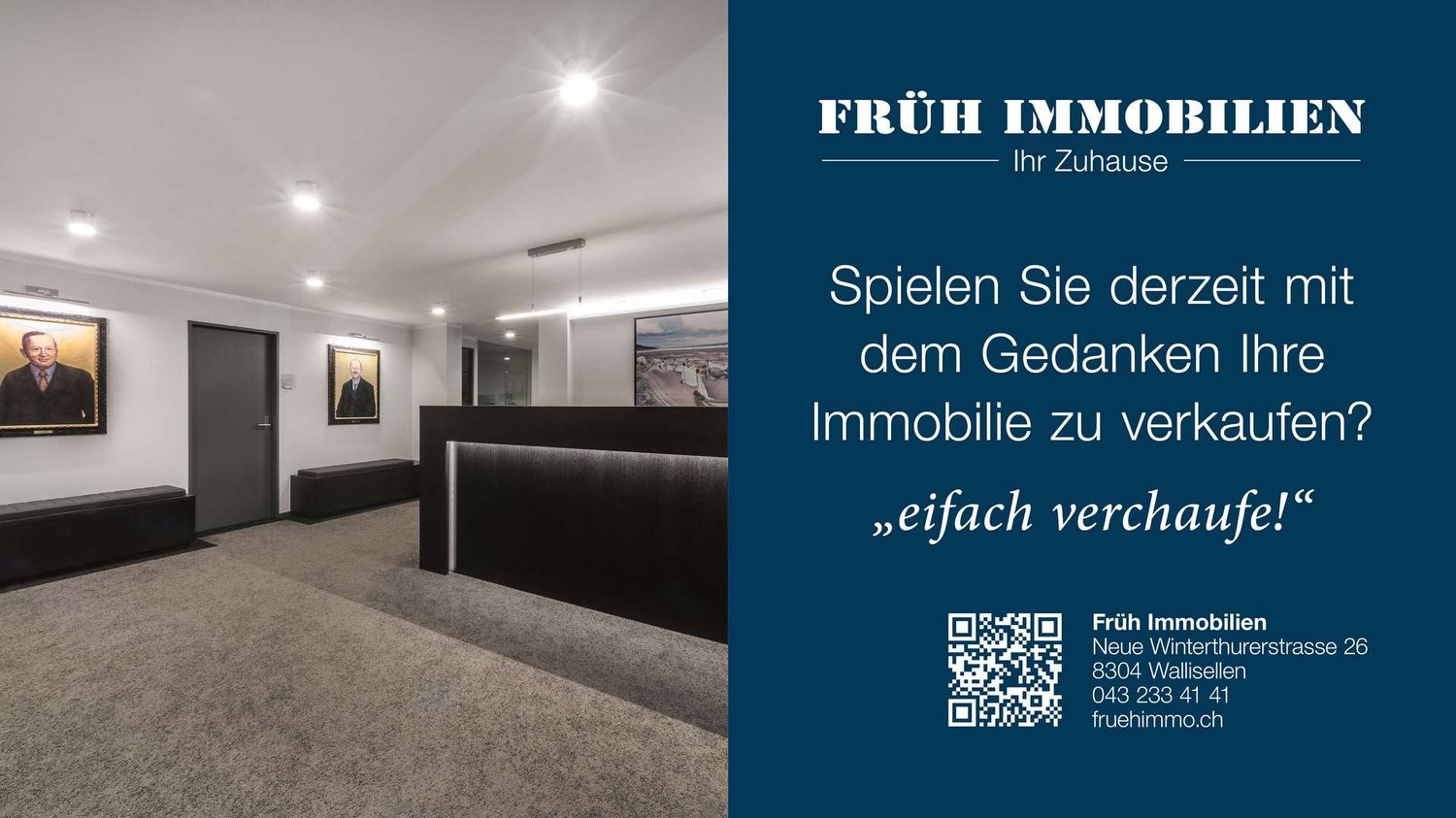 Neubau 4.5 Zimmer-Doppeleinfamilienhaus in Wallisellen mit aussergewöhnlicher Architektur - Früh Immobilien