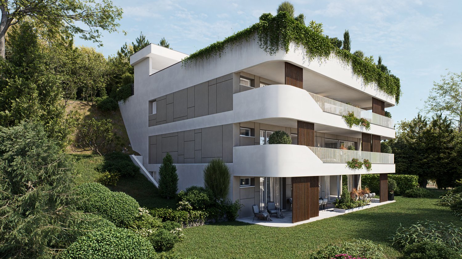 ESCLUSIVO 3.5 LOCALI CON VISTA LAGO GIARDINO E FINITURE DI PREGIO A CAPOLAGO - Bild 2