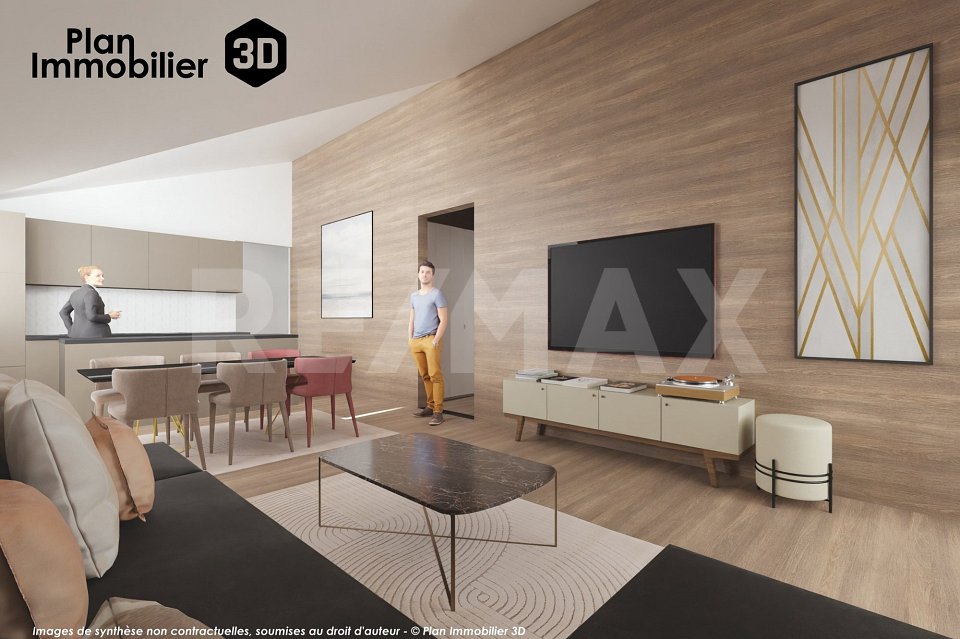 PROMOTION EN VENTE SUR PLAN  LOT B5, APPARTEMENT 4,5 PIÈCES AVEC LOGGIA - Bild 1