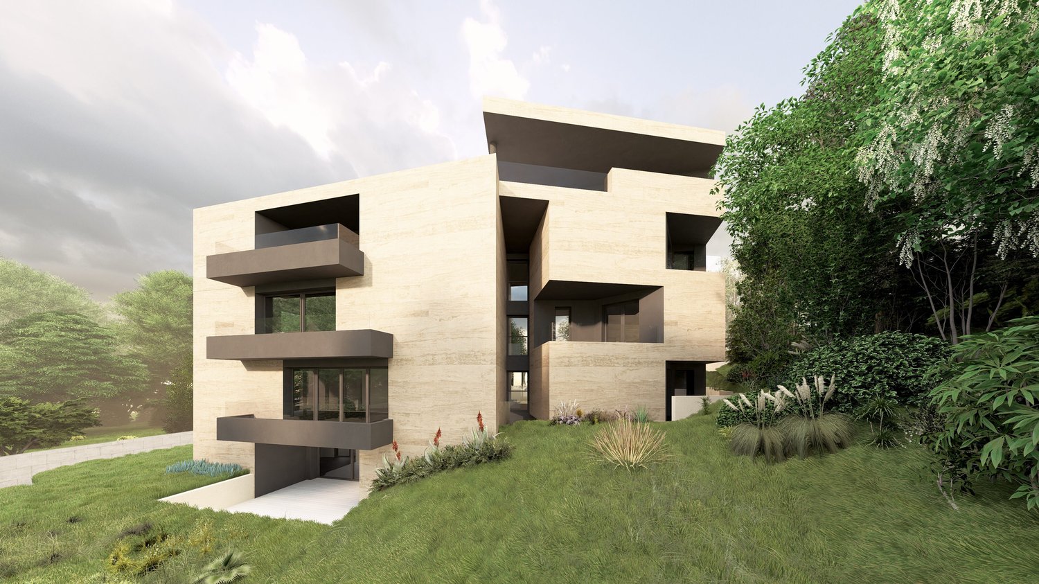 Eleganti grandi  appartamento di 4.5 locali a Viganello con piscina, zona relax e garage - Bild 1