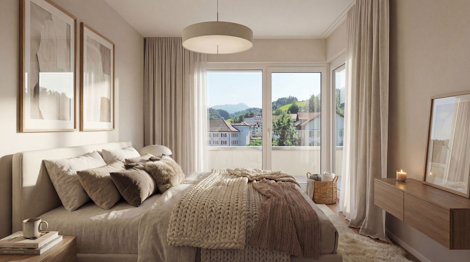 Projekt Erlenbach Herisau – Wohnung 4 – 1. Obergeschoss Ost -  Bild 3