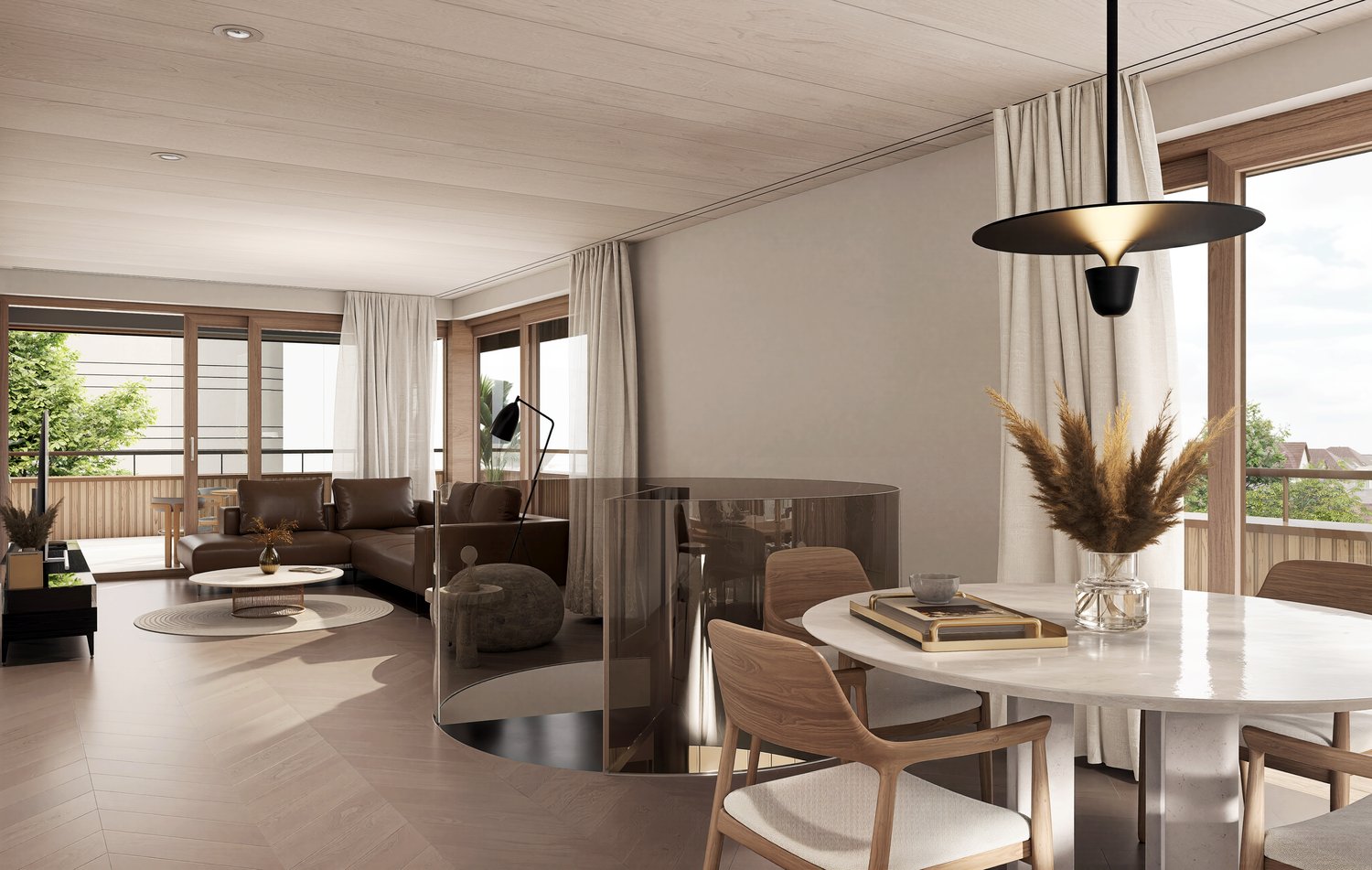 Wohnen im Park - Fünf luxuriöse Eigentumswohnungen in Goldach -  Bild 8