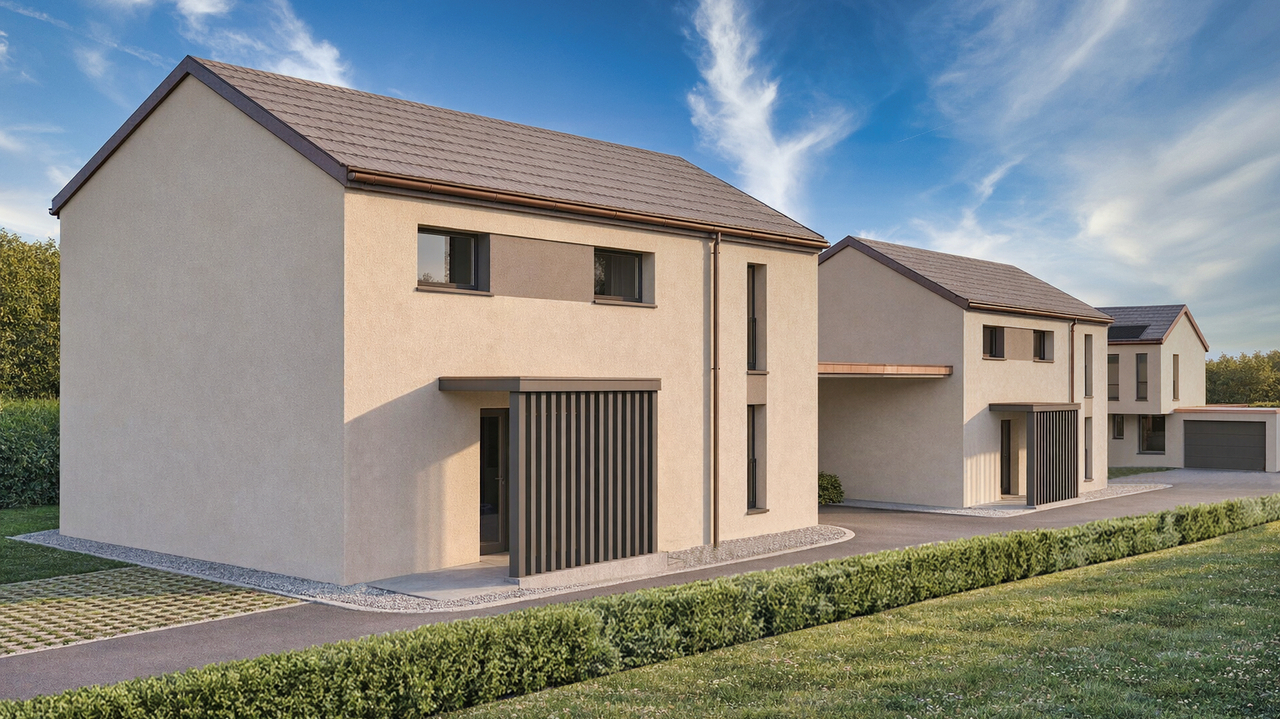 2 villas familiales neuves à Vesin (Cugy) / FR - Bild 3