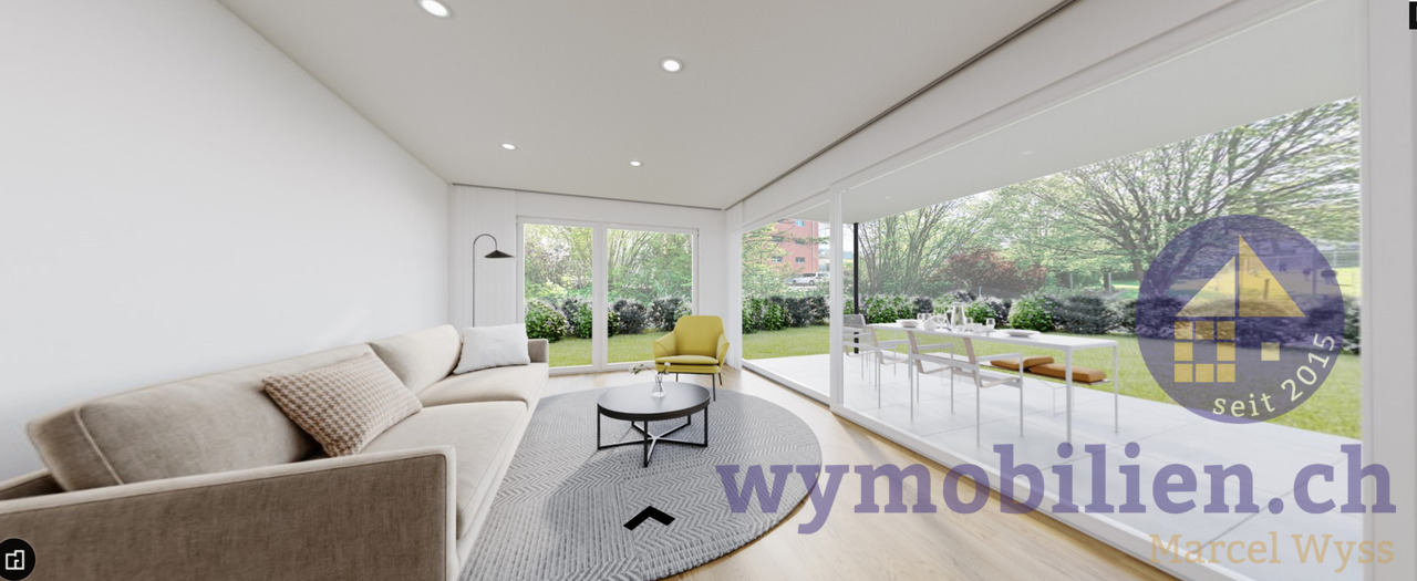 Neubau Kirchberg: 6 Zimmer-Maisonette mit 226m2 Nutzfläche - Wohnbereich